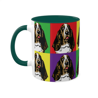 Basset Pop Art - Colorful Mugs, 11oz