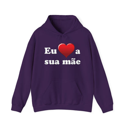 Eu ♥ a sua mãe - Unisex Heavy Blend™ Hooded Sweatshirt