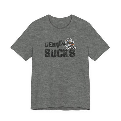 Denver Sux (for Las Vegas fans) - Unisex Jersey Short Sleeve Tee