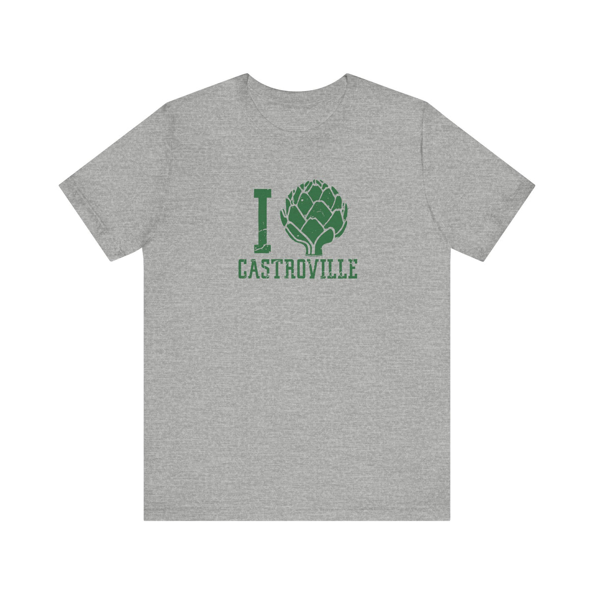 I Heartichoke Castroville (front & back version) - Unisex Jersey Short Sleeve Tee