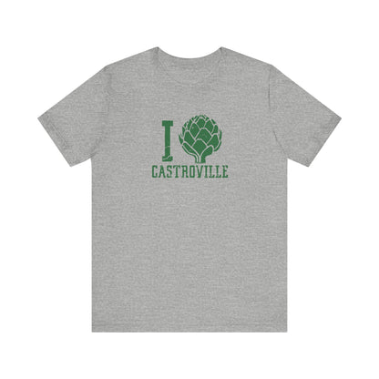 I Heartichoke Castroville (front & back version) - Unisex Jersey Short Sleeve Tee