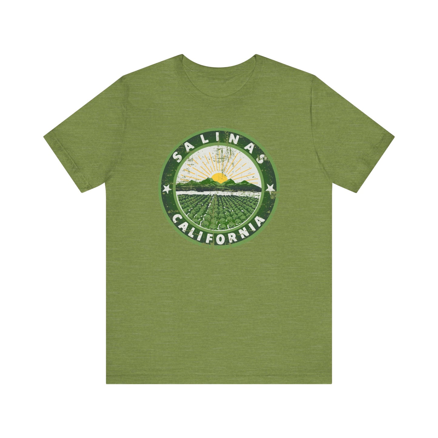 Salinas, California (retro city logo) - Unisex Jersey Short Sleeve Tee