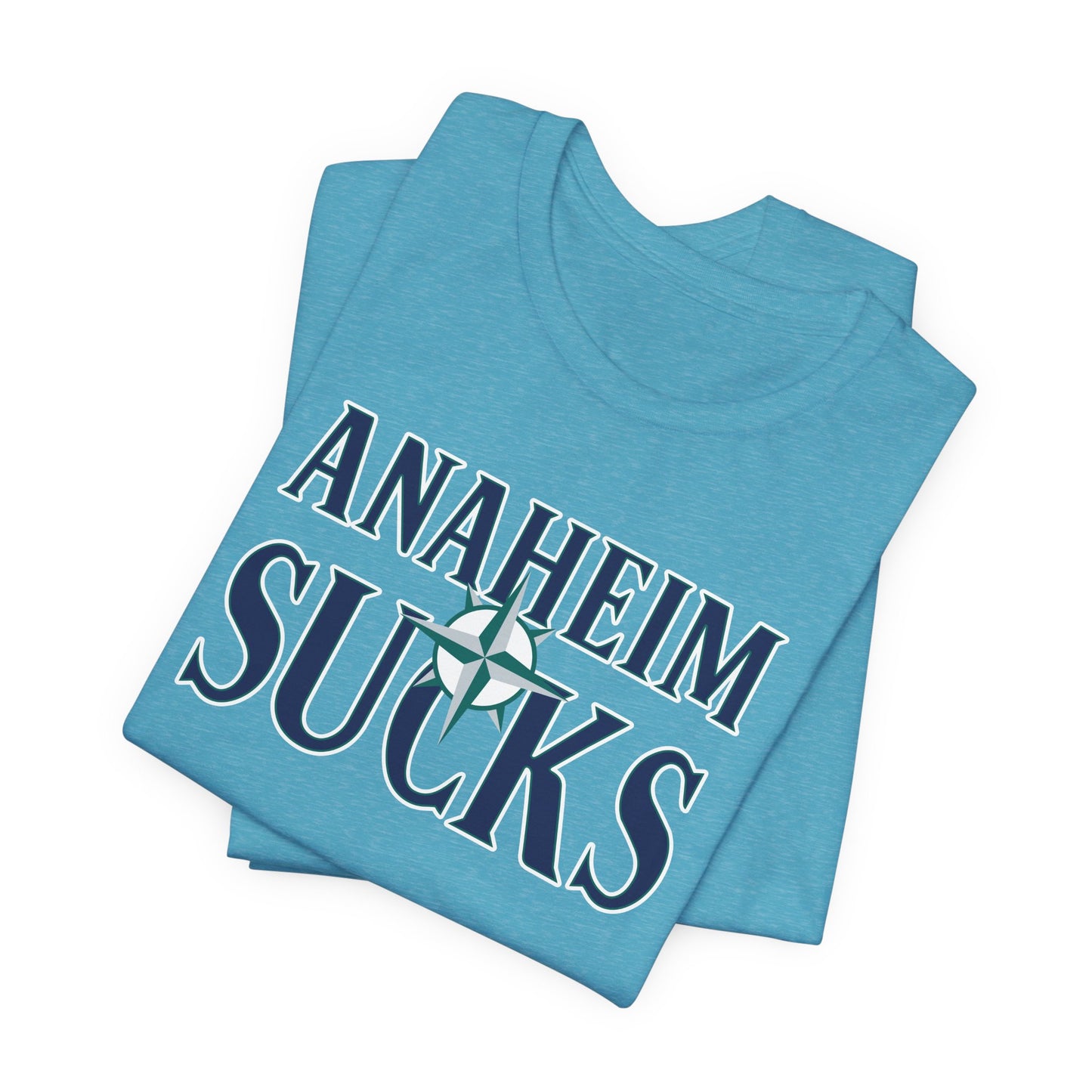 Anaheim Sucks (for Seattle fans) - Unisex Jersey Short Sleeve Tee