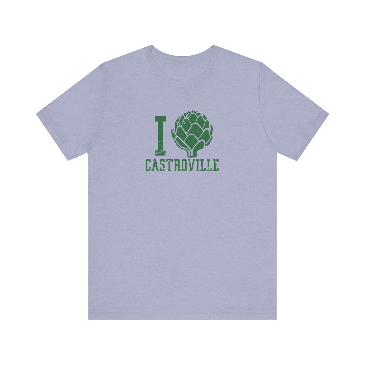 I Heartichoke Castroville (front & back version) - Unisex Jersey Short Sleeve Tee