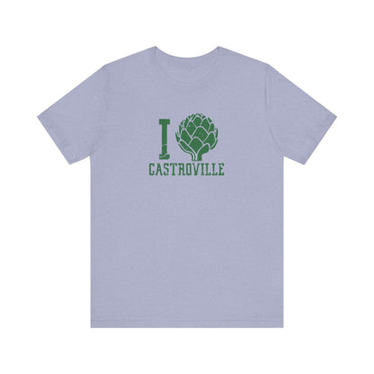 I Heartichoke Castroville (front & back version) - Unisex Jersey Short Sleeve Tee
