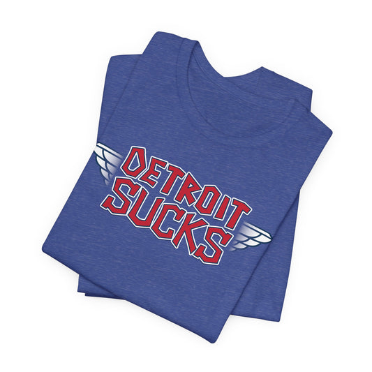 Detroit Sucks (for Cleveland fans) - Unisex Jersey Short Sleeve Tee