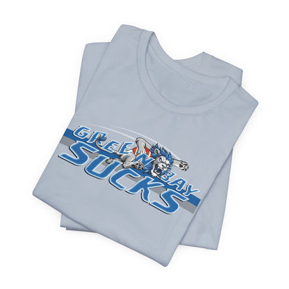 Green Bay Sux (for Detroit fans) - Unisex Jersey Short Sleeve Tee