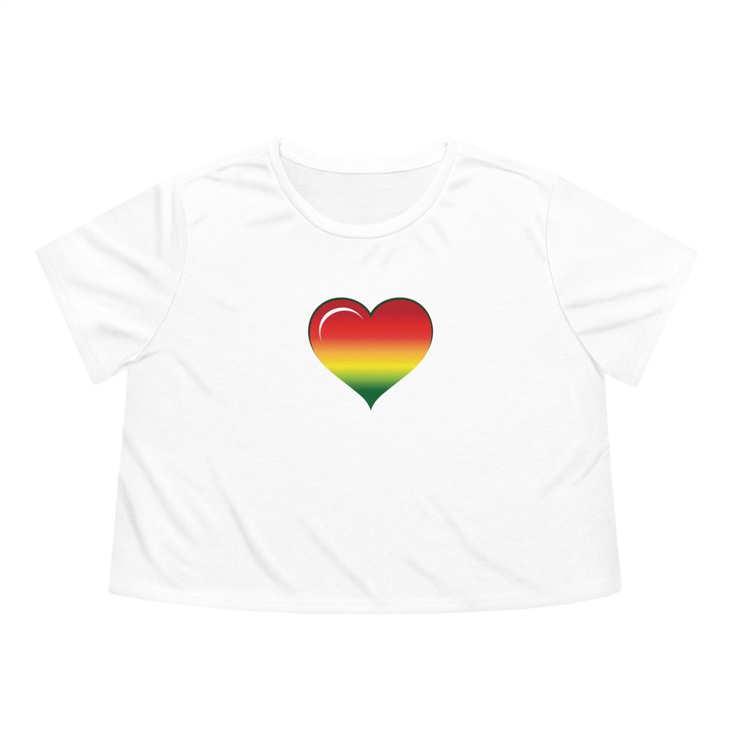 Lifted Love - Women's Flowy Cropped Tee