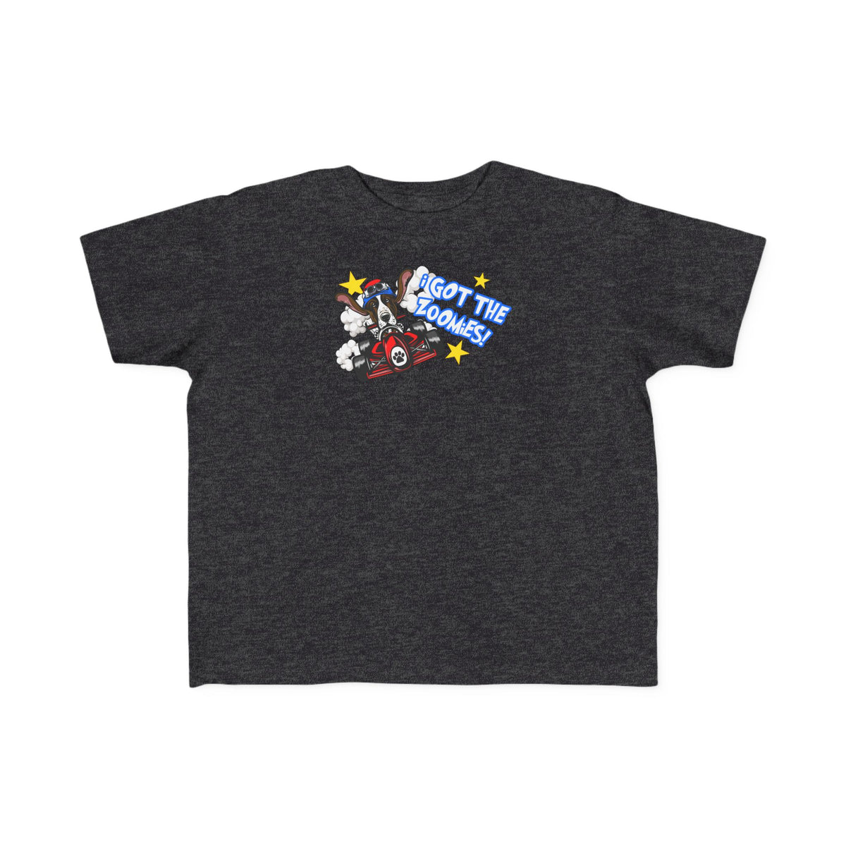 'I Got The Zoomies' Basset Hound In A Racecar - Toddler Tee