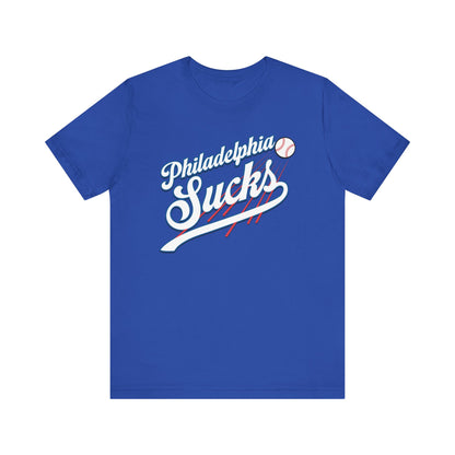 Philadelphia Sucks (for L.A. fans) - Unisex Jersey Short Sleeve Tee