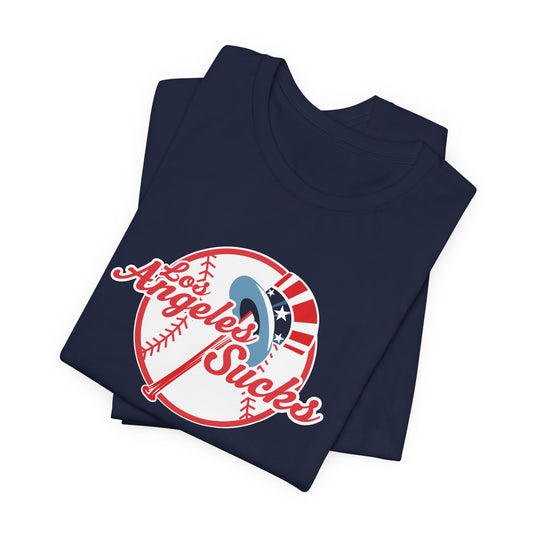 Los Angeles Sucks (for NYC fans) - Unisex Jersey Short Sleeve Tee