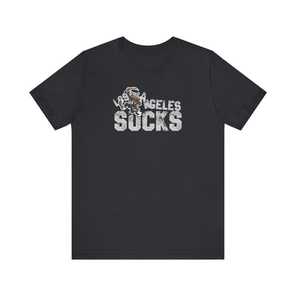 L.A. sux (for Las Vegas fans) - Unisex Jersey Short Sleeve Tee