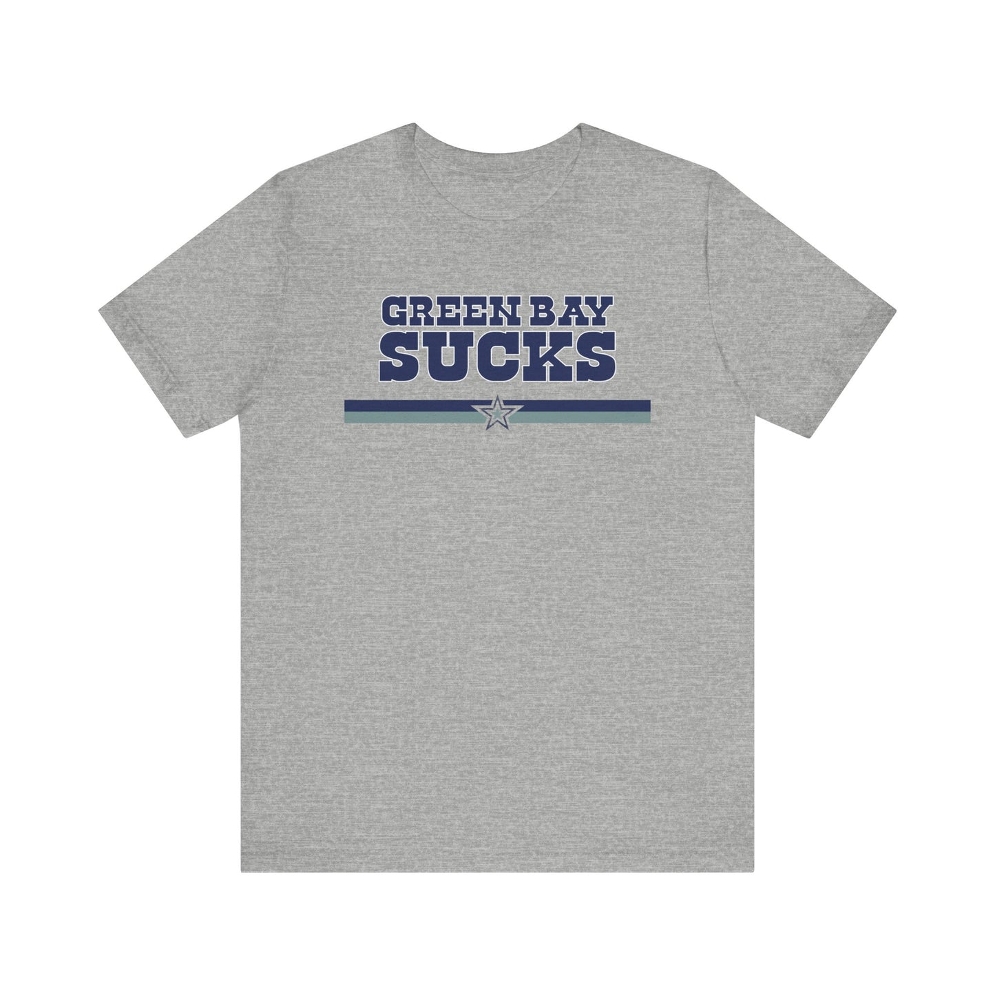 Green Bay Sux (for Dallas fans) - Unisex Jersey Short Sleeve Tee