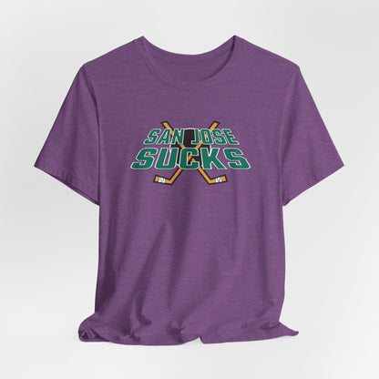 San Jose Sucks (Anaheim fans) - Unisex Jersey Short Sleeve Tee
