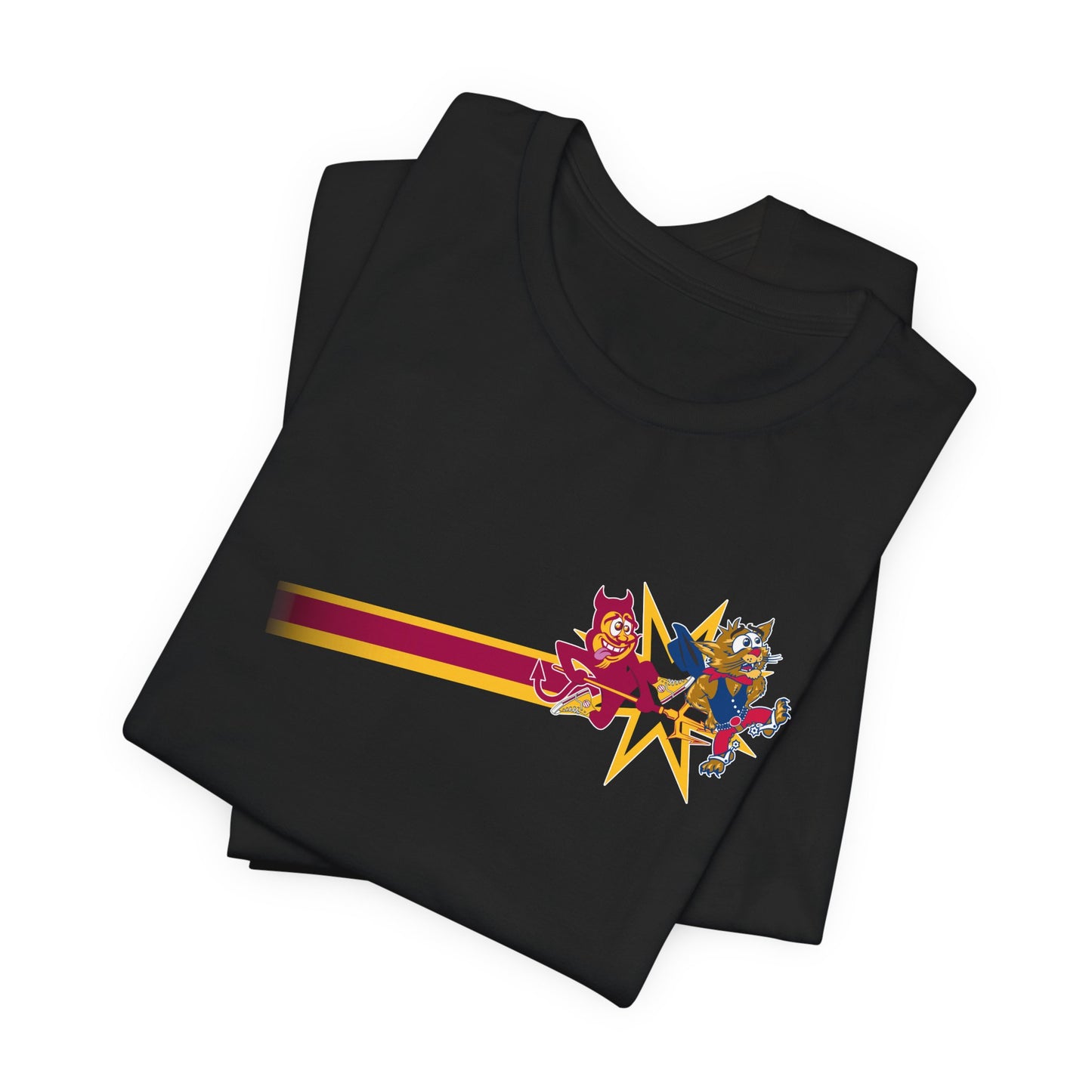 Sporky Forkin' A Pussycat (for Tempe fans) - Unisex Jersey Short Sleeve Tee