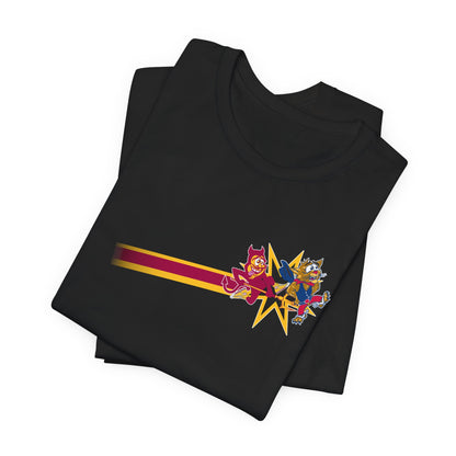 Sporky Forkin' A Pussycat (for Tempe fans) - Unisex Jersey Short Sleeve Tee