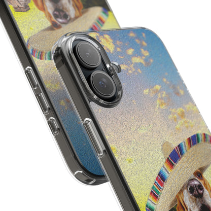 Basset Hound Eating Mexican Cuisine In Mexico - Clear Case