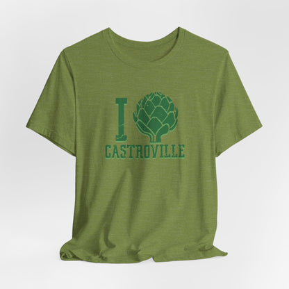 I Heartichoke Castroville (front only) - Unisex Jersey Short Sleeve Tee