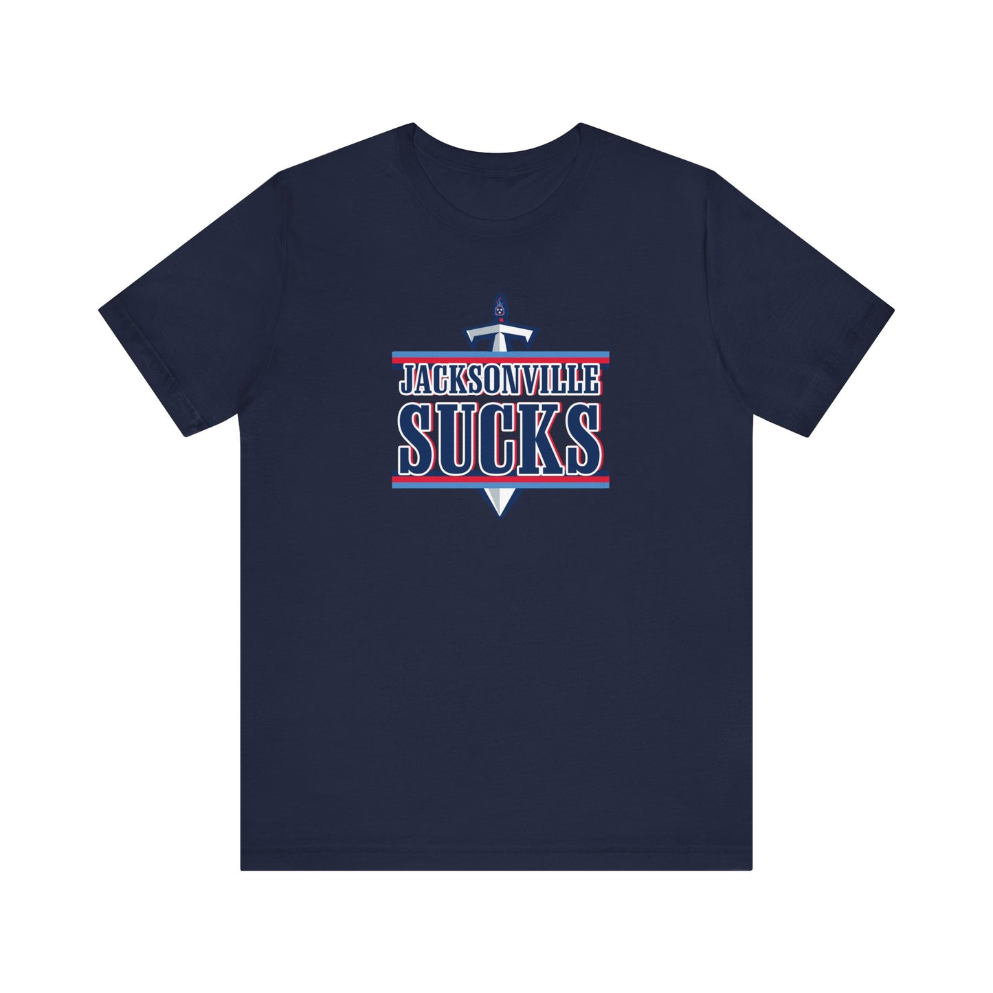 Jaxon Ville Sux (for Tennessee fans) - Unisex Jersey Short Sleeve Tee