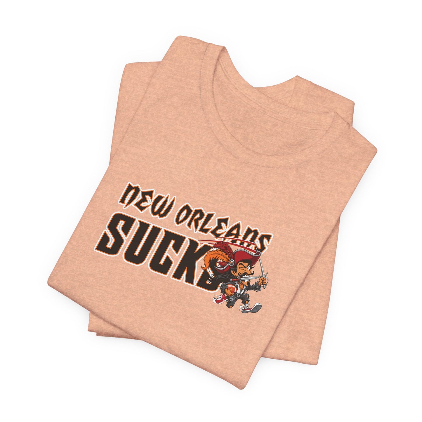 New Orleans Sucks (for Tampa Bay fans) - Unisex Jersey Short Sleeve Tee