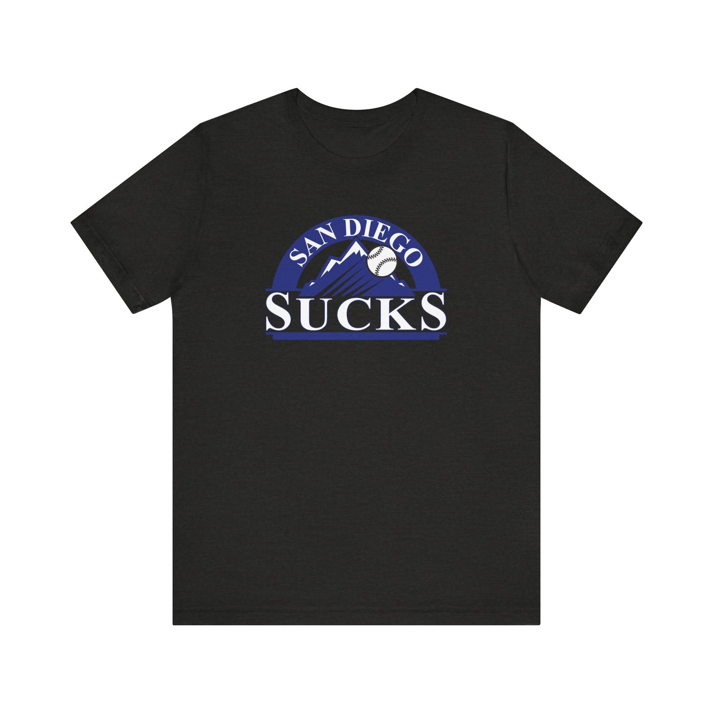 San Diego Sucks (for Colorado Rockies fans) - Unisex Jersey Short Sleeve Tee