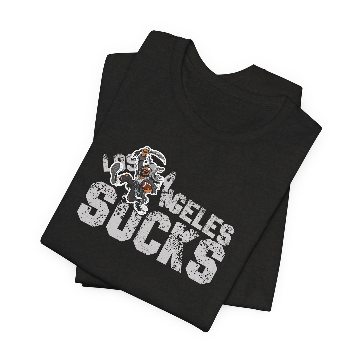 L.A. sux (for Las Vegas fans) - Unisex Jersey Short Sleeve Tee