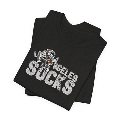 L.A. sux (for Las Vegas fans) - Unisex Jersey Short Sleeve Tee