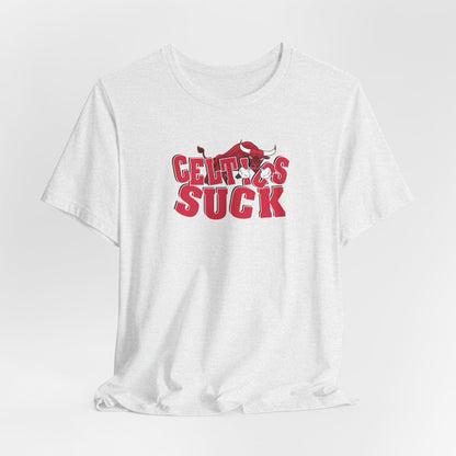 That Green Leprechaun Team Sucks (for Chicago fans) - Unisex Jersey Short Sleeve Tee
