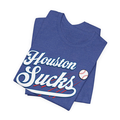 Houston Sucks (for L.A. fans) - Unisex Jersey Short Sleeve Tee