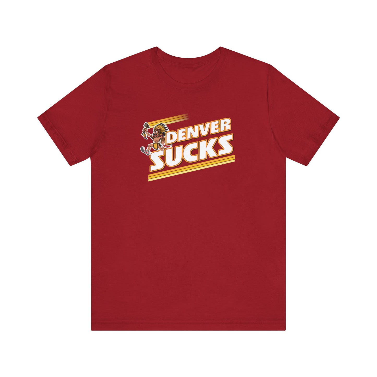 I Hate Denver (for Kansas City fans) - Unisex Jersey Short Sleeve Tee