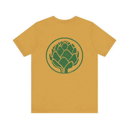 I Heartichoke Castroville (front & back version) - Unisex Jersey Short Sleeve Tee