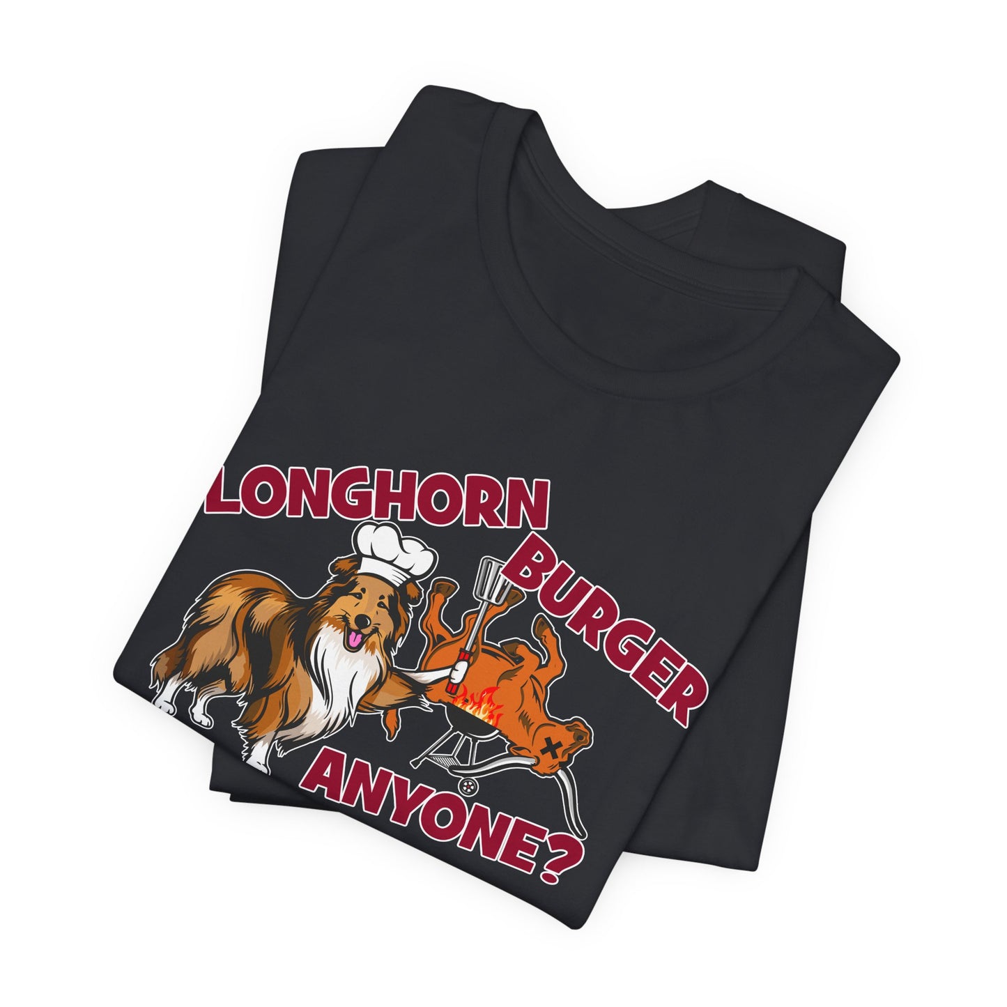 Longhorn Burger Anyone? (for A&M fans) - Unisex Jersey Short Sleeve Tee