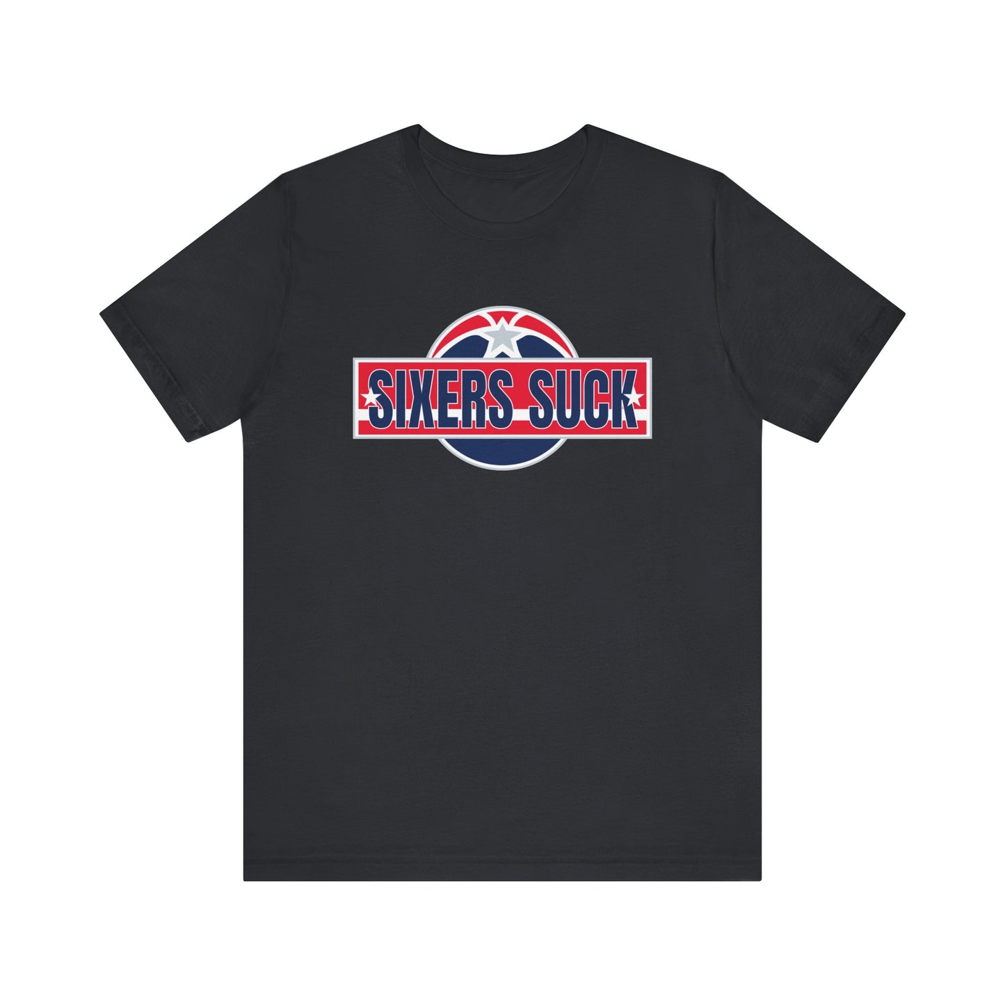 6ers Suck (for DC fans) - Unisex Jersey Short Sleeve Tee
