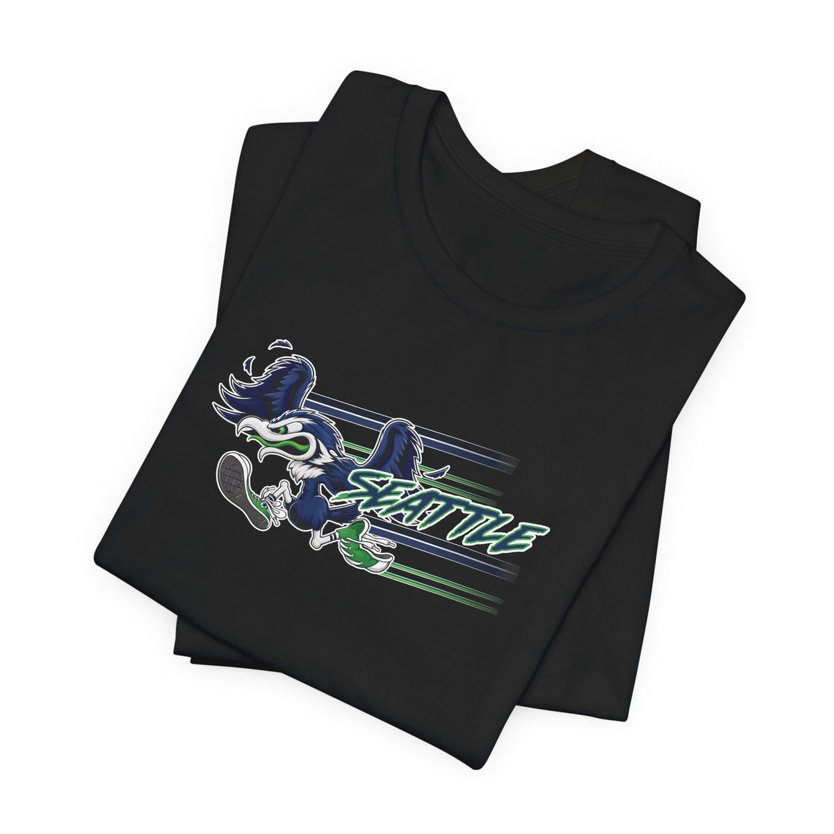 Gas Pump Seahawk (for Seattle fans) - Unisex Jersey Short Sleeve Tee