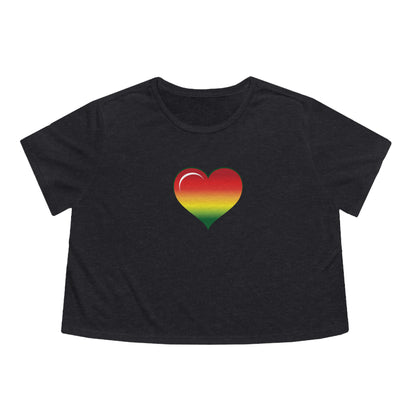 Lifted Love - Women's Flowy Cropped Tee
