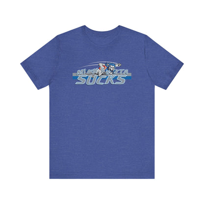 Minnesota Sux (for Detroit fans) - Unisex Jersey Short Sleeve Tee
