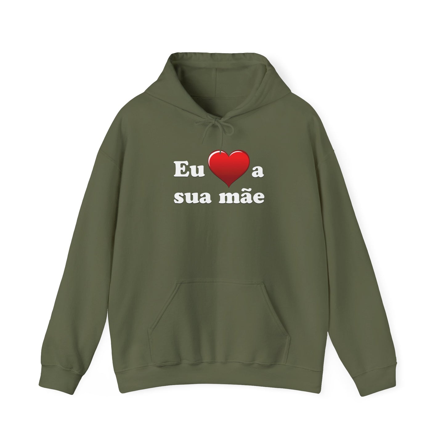 Eu ♥ a sua mãe - Unisex Heavy Blend™ Hooded Sweatshirt