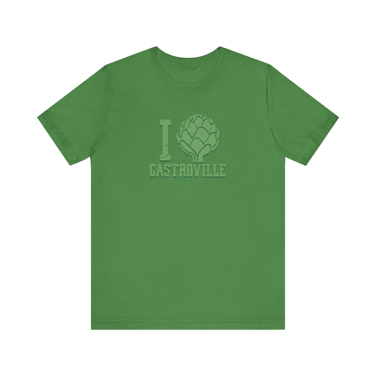 I Heartichoke Castroville (front & back version) - Unisex Jersey Short Sleeve Tee