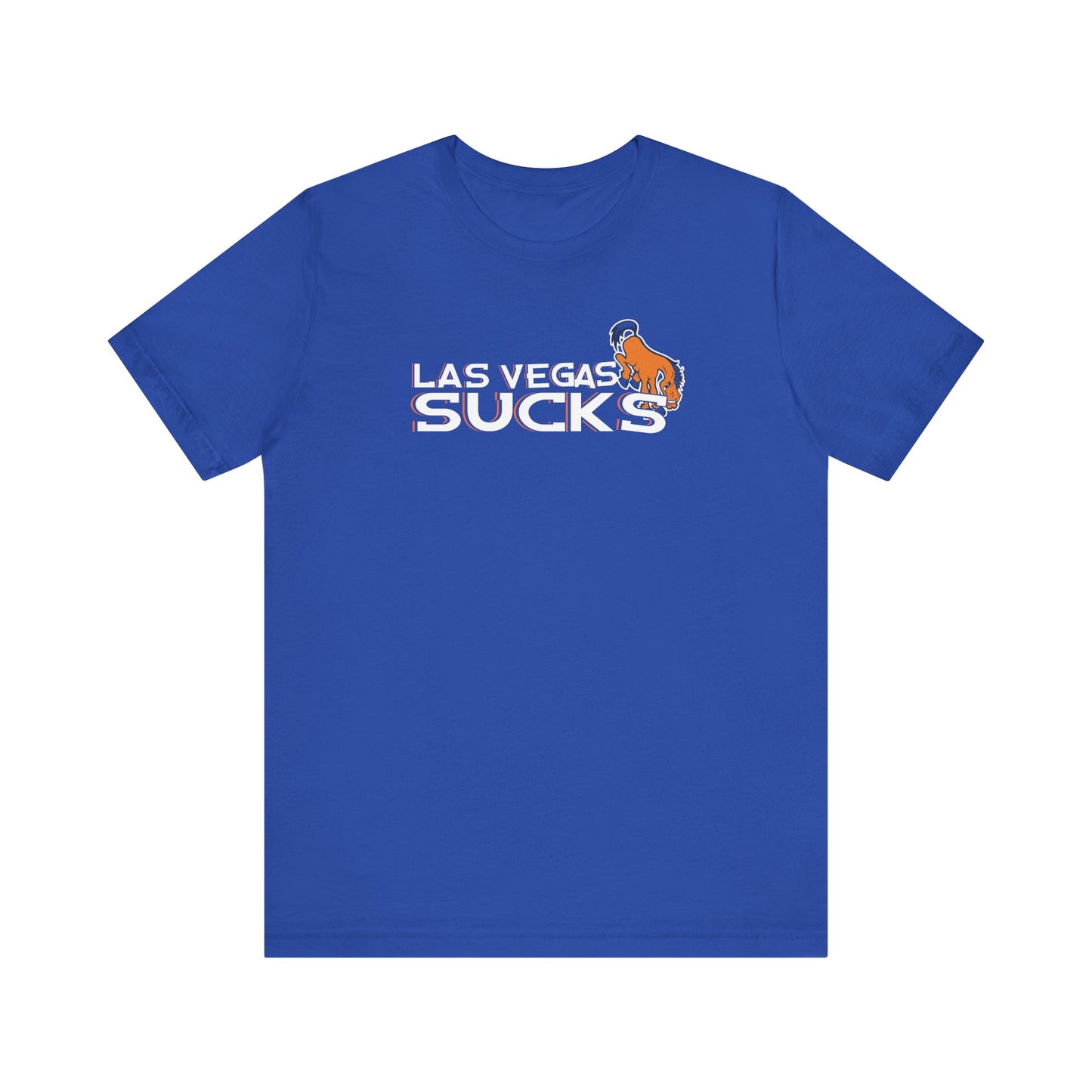 Vegas Sucks (for Denver fans) - Unisex Jersey Short Sleeve Tee