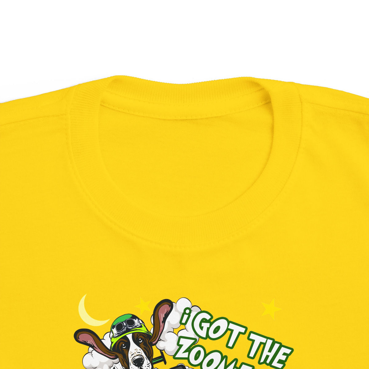 'I Got The Zoomies' Basset Hound In A Racecar - Toddler Tee