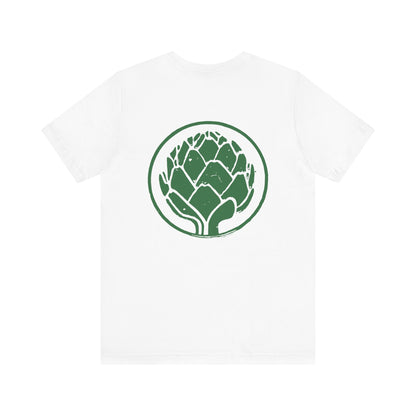 I Heartichoke Castroville (front & back version) - Unisex Jersey Short Sleeve Tee