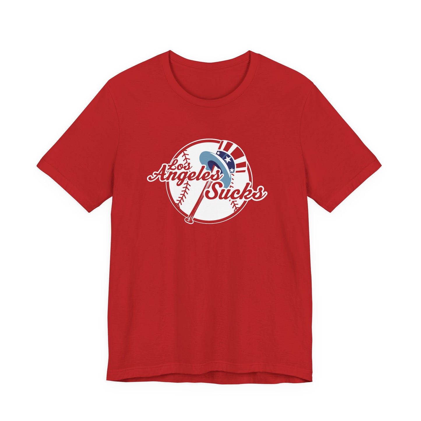 Los Angeles Sucks (for NYC fans) - Unisex Jersey Short Sleeve Tee