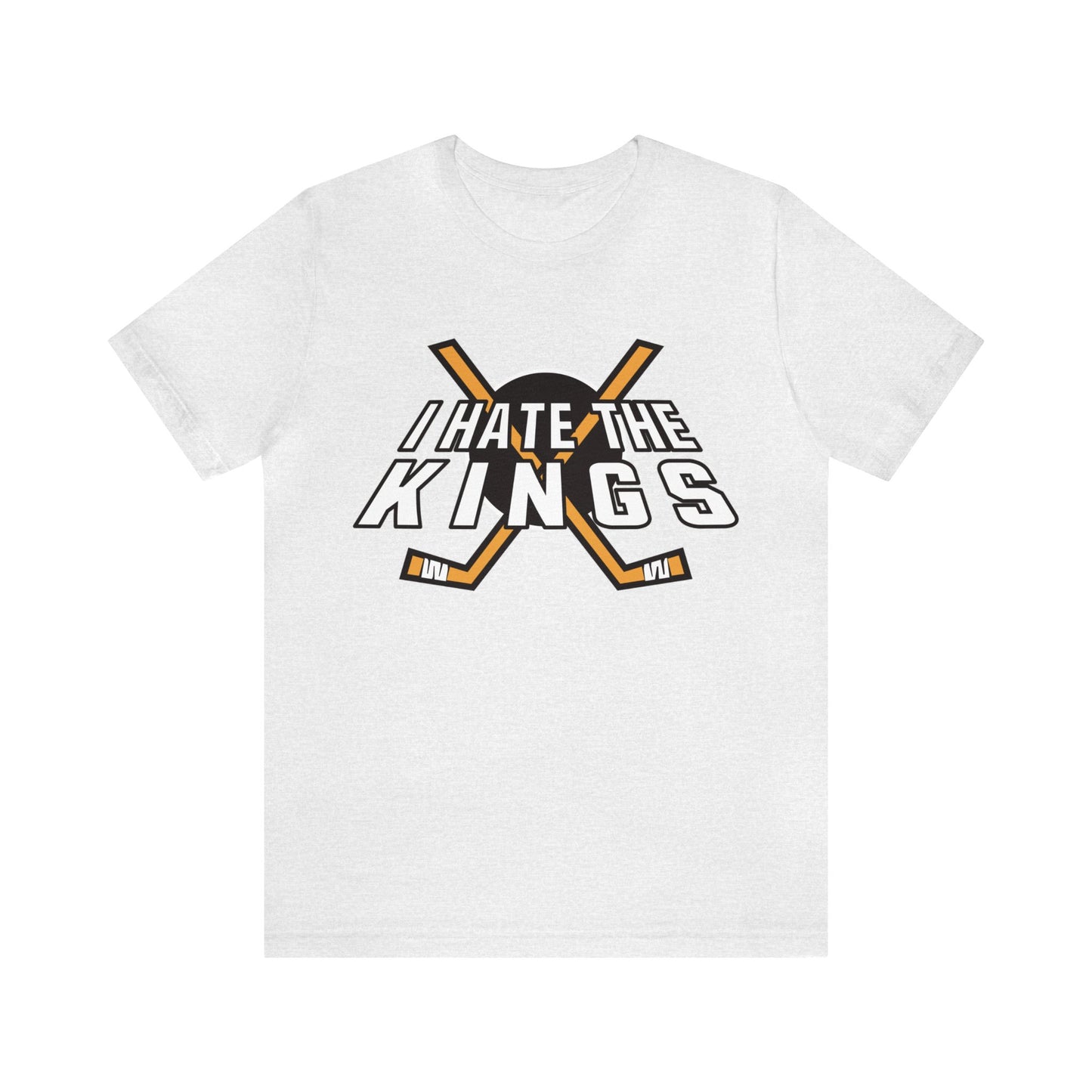 I Hate The Kings (for Ducks fans) - Unisex Jersey Short Sleeve Tee