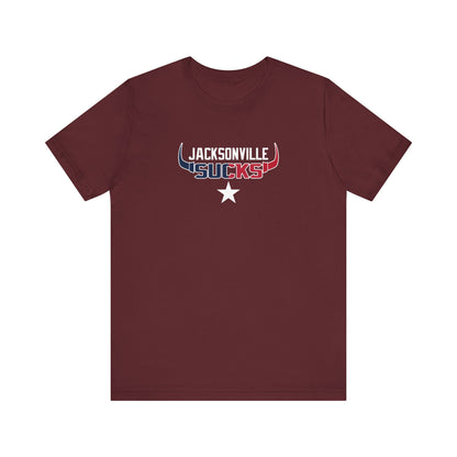 Jax Sux (for Houston fans) - Unisex Jersey Short Sleeve Tee