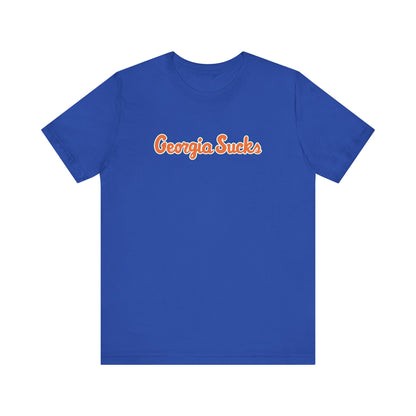 Georgia Sucks (for Florida fans) - Unisex Jersey Short Sleeve Tee