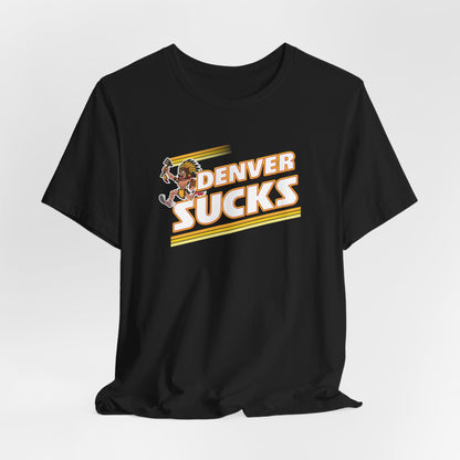 I Hate Denver (for Kansas City fans) - Unisex Jersey Short Sleeve Tee