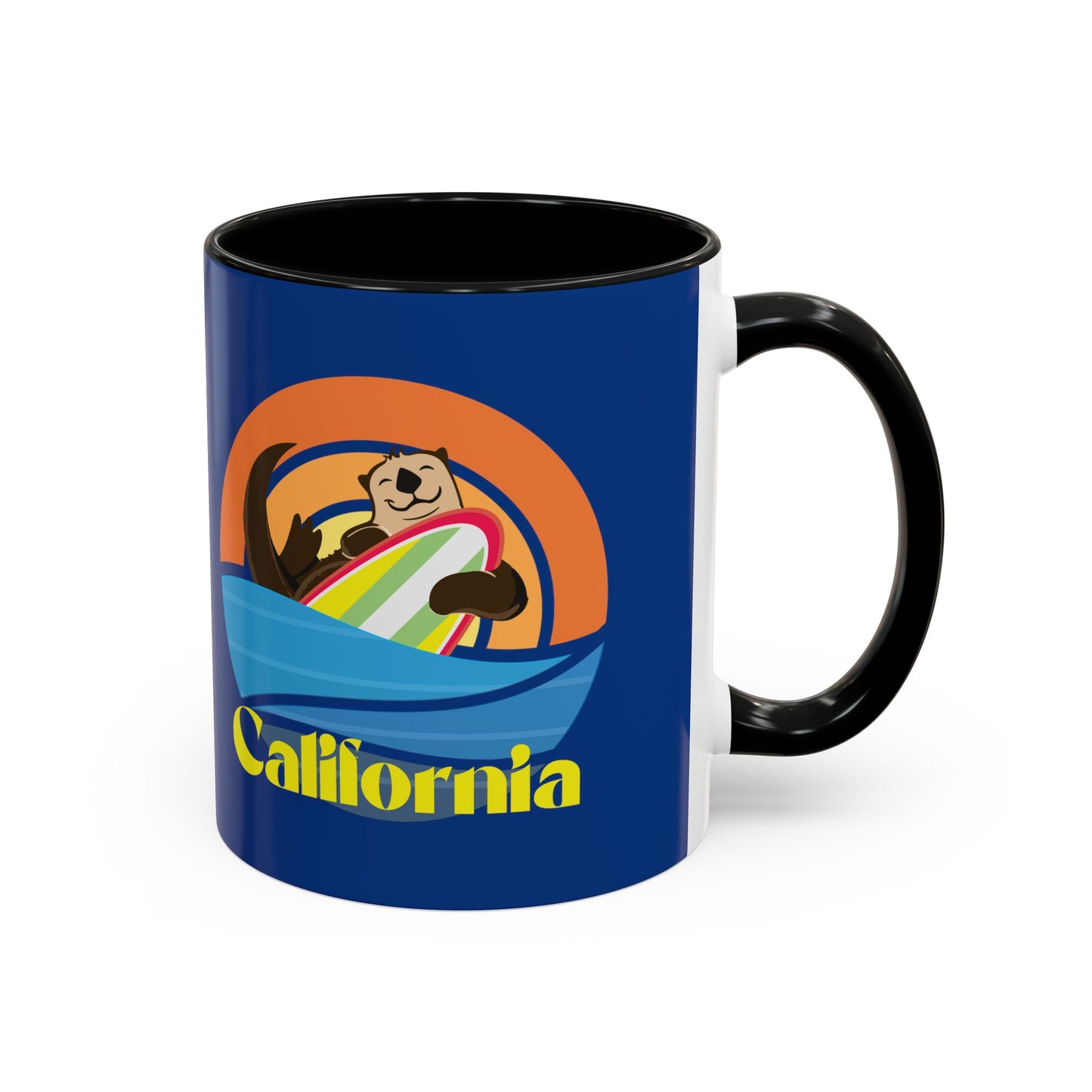 Board Bandit in honor of Sea Otter #841 - Accent Coffee Mug, 11oz