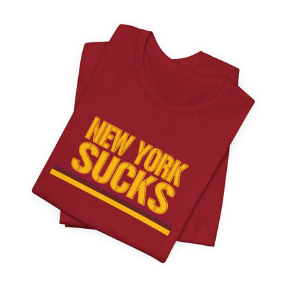 The New York Jieyents Suck! (for DC fans) - Unisex Jersey Short Sleeve Tee