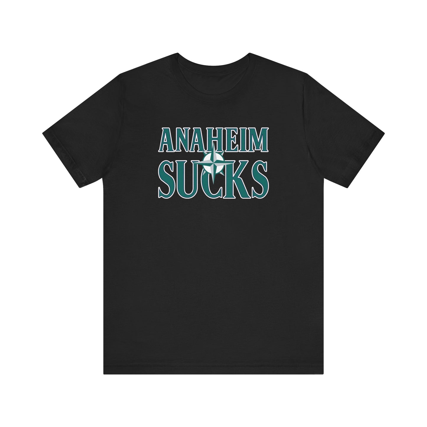 Anaheim Sucks (for Seattle fans) - Unisex Jersey Short Sleeve Tee