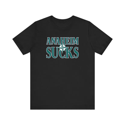 Anaheim Sucks (for Seattle fans) - Unisex Jersey Short Sleeve Tee
